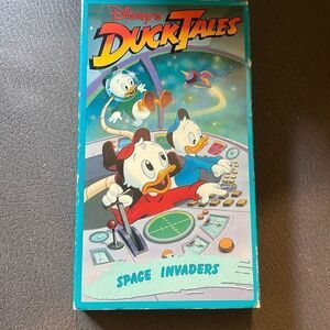 Disney Ducktales Space Invaders VHS Video Tape VCR Show 1991 Duck Tales